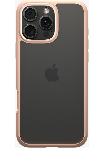 iPhone 16 Pro ile Uyumlu ince Kılıf Ultra Hybrid Sararma Karşıtı DuraClear™ Hava Kanalı Teknolojisi™ Askeri Sınıf Koruma Rose Şeffaf Kapak - ACS08693