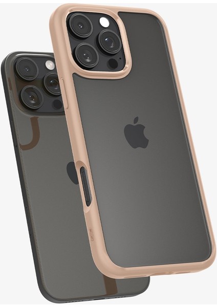iPhone 16 Pro ile Uyumlu ince Kılıf Ultra Hybrid Sararma Karşıtı DuraClear™ Hava Kanalı Teknolojisi™ Askeri Sınıf Koruma Rose Şeffaf Kapak - ACS08693 modelleri