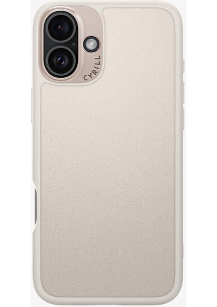 Ciel by CYRILL iPhone 16 Plus Kılıf Kajuk Mag MagSafe özellikli Cream - ACS08403