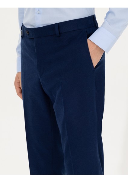 Erkek Açık Lacivert Slim Fit Kumaş Pantolon 50260475-VR059 indirimleri