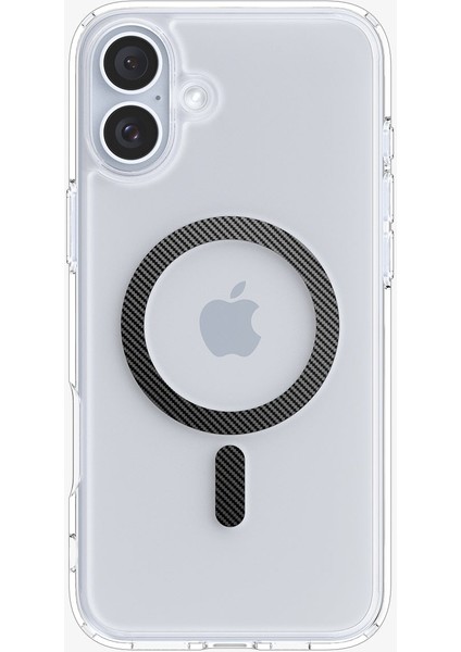 iPhone 16 Kılıf Ultra Hybrid MagFit MagSafe özellikli Carbon Fiber - ACS08207