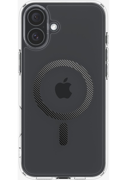 iPhone 16 Kılıf Ultra Hybrid MagFit MagSafe özellikli Carbon Fiber - ACS08207