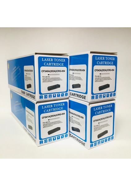 Canon MF657CDW Toner Takım Set / 4 Renk