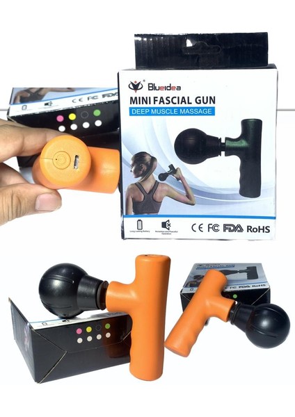 Mini Derin Doku Masajı, USB Şarjı, Sporcular Için Hafif Taşınabilir Perküsyon, Gürültüsüz Fitness Ekipmanları (Yurt Dışından)