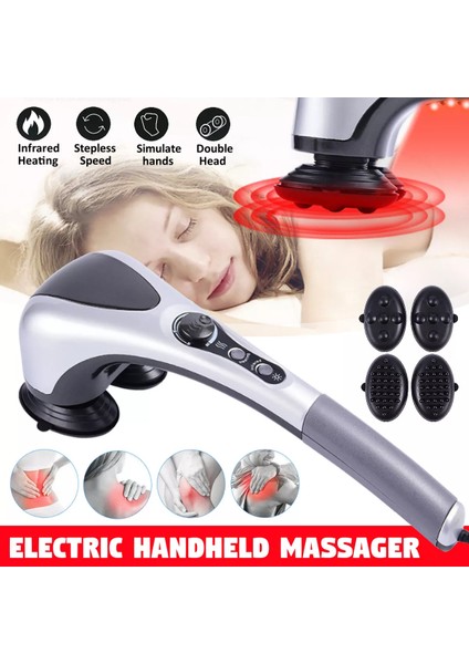 Blueidea Çift Kafa Isıtma Masajı Çift Kafa Masajı, Ithal, En Kaliteli Çift Kafalı Perküsyon, Profesyonel Çift Kafa Masajı (Yurt Dışından) modelleri