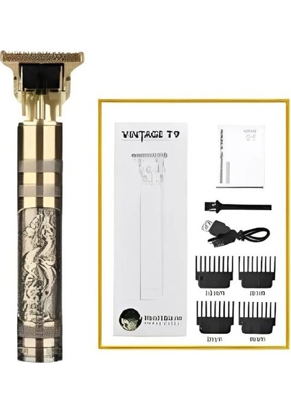 Erkekler Için T9 Dragon Saç Kesme Makinesi Metal Gövde, Bakımlı Elektrikli Tıraş (Yurt Dışından) modelleri