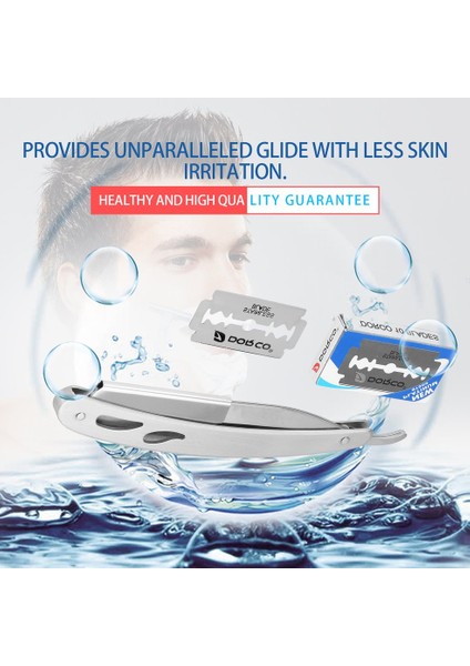 Tıraş Jiletleri Taşınabilir Seyahat Paslanmaz Çelik Giyotin 10 Adet Bıçaklı (Yurt Dışından) fırsatları