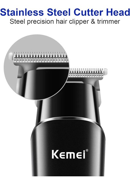 Profesyonel Saç Kesme Makinası Şarjlı Sakal Kesme Makinesi Kemeı KM-1113 (Yurt Dışından) fiyatları