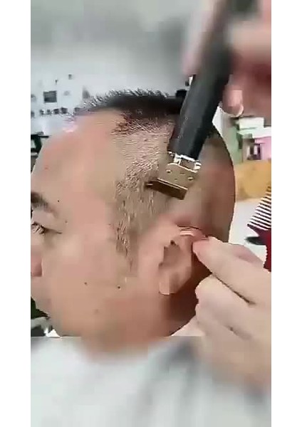 Vintage T9 Saç Kesme Makinesi Akülü Saç Kesici Bitirme Makinesi Sakal Kesme Saç Erkekler Için Şarj Edilebilir Elektrikli Tıraş Makinesi (Yurt Dışından)