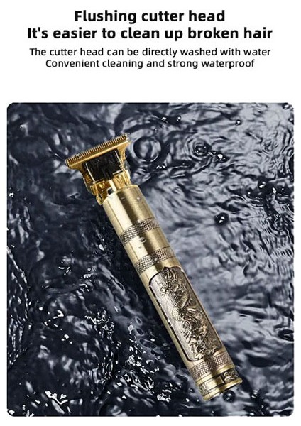 Vintage T9 Saç Kesme Makinesi Akülü Saç Kesici Bitirme Makinesi Sakal Kesme Saç Erkekler Için Şarj Edilebilir Elektrikli Tıraş Makinesi (Yurt Dışından) modelleri