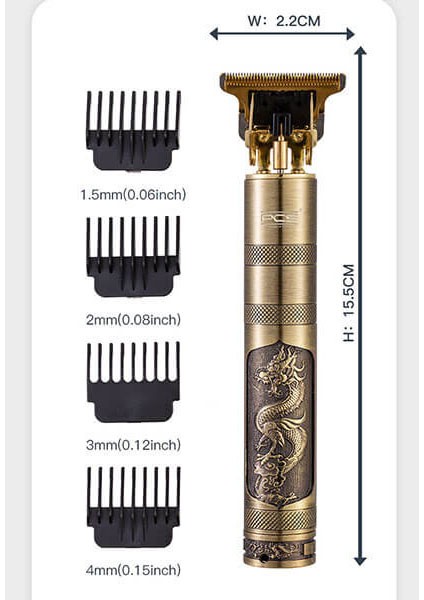 Vintage T9 Saç Kesme Makinesi Akülü Saç Kesici Bitirme Makinesi Sakal Kesme Saç Erkekler Için Şarj Edilebilir Elektrikli Tıraş Makinesi (Yurt Dışından) fırsatları