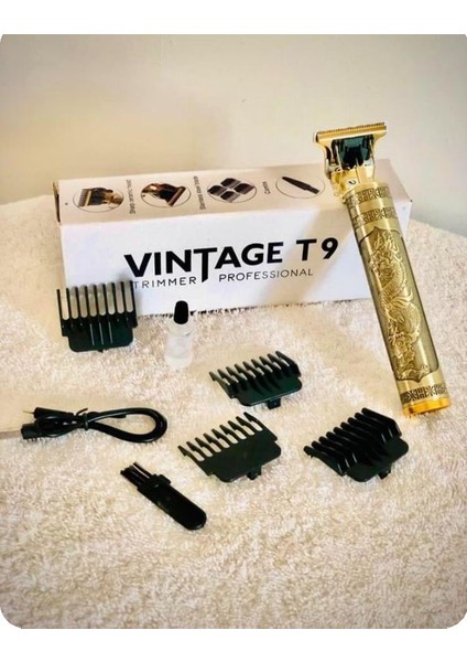 T9 Vintage Ejderha Tarzı Metal Gövde Giyotin + Erkekler Için El Serbest Şarj Edilebilir (Yurt Dışından)