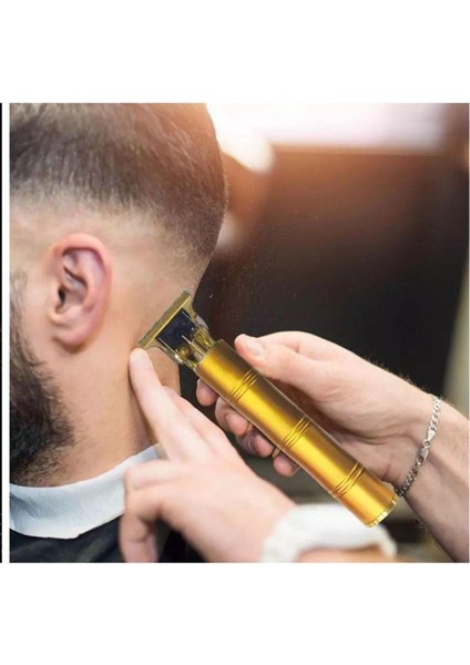 Vintage T9 Giyotin, Elektrikli Saç Kesme Makinesi Tıraş Makinesi, Erkekler Için Saç Kesme Makinesi Giyotin, T9 USB Elektrikli Profesyonel Sakal Saç Kesimi Stili - Fhtrader (Yurt Dışından)