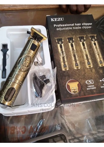Kezu Profesyonel Saç Düzeltici Şarj Edilebilir Saç Kesme Makinesi Adam Için (Yurt Dışından)