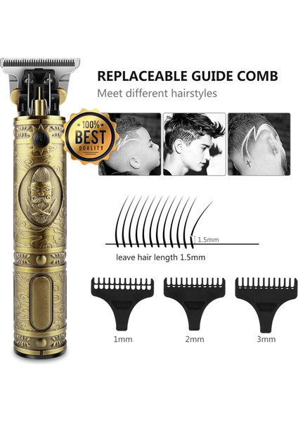 Vintage T9 Düzeltici USB Şarj Edilebilir Altın Ejderha Tasarımı Kaliteli (Yurt Dışından) fırsatları