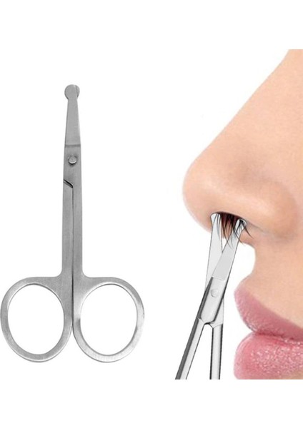 Erkek Burun Saç Kesim Kaş Yuvarlak Kafa Giyotin Yüz Bakım Makası Manikür Küçük Çok Fonksiyonlu (Yurt Dışından) fiyatları