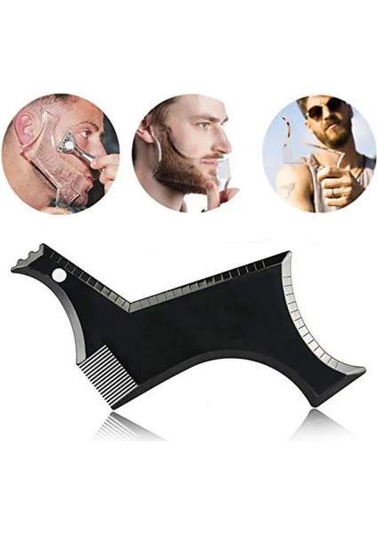 Erkekler Için Çift Taraflı Sakal Şekillendirici ve Tarağı (Yurt Dışından) modelleri