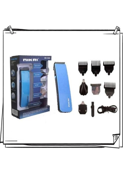 Nikai Trimmer Şarj Edilebilir Profesyonel Su Geçirmez NK-1828 Akülü Saç Kesme Makinesi (Yurt Dışından)
