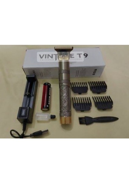 Erkekler Için T9 Vintage Giyotin Şarjlı (Yurt Dışından)