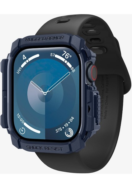 Apple Watch 42mm Seri 10 Kılıf Rugged Armor Navy Blue - ACS08586