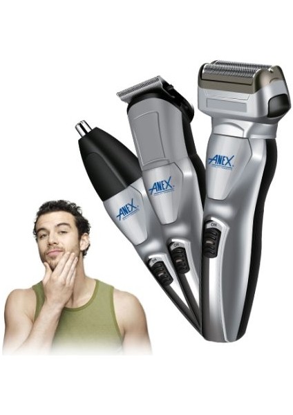 Anex AG-7068 Saç Kesme Makinesi 2 Yıl Marka Garantili (Yurt Dışından)