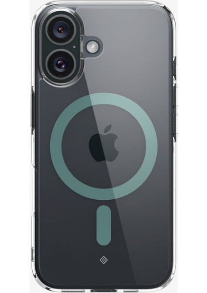 Caseology iPhone 16 Kılıf Capella Mag MagSafe özellikli Clear Desert Green - ACS08309