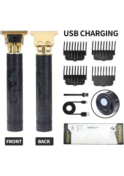 T9 Giyotin Saç Kesme Makinesi ve Saç Kesme Makinesi Profesyonel - Şarj Edilebilir Sakal Kesme Makinesi (Yurt Dışından) fiyatları