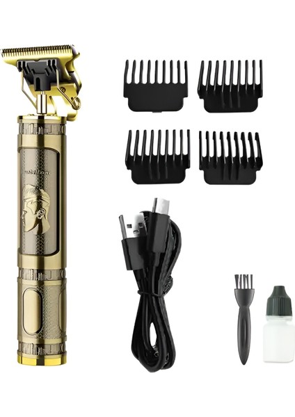 Yeni Dalıng Profesyonel Saç Kesme Makinesi Orijinal Metal Gövde Şarjlı Elektrikli Akülü Saç Düzeltici Tıraş Makinesi Erkekler Için DL-121 (Yurt Dışından)