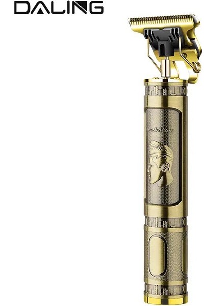 Yeni Dalıng Profesyonel Saç Kesme Makinesi Orijinal Metal Gövde Şarjlı Elektrikli Akülü Saç Düzeltici Tıraş Makinesi Erkekler Için DL-121 (Yurt Dışından) modelleri