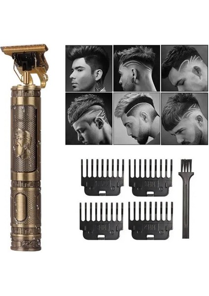 Yeni Dalıng Profesyonel Saç Kesme Makinesi Orijinal Metal Gövde Şarjlı Elektrikli Akülü Saç Düzeltici Tıraş Makinesi Erkekler Için DL-121 (Yurt Dışından) indirimleri