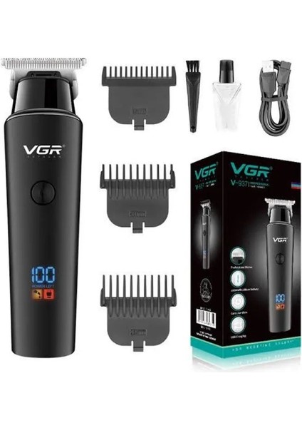 Vgr V-937 Profesyonel USB Şarjlı Elektrikli Saç Kesme Makinesi Akülü (Yurt Dışından)