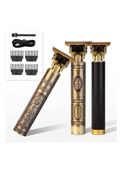 Vintage T9 Profesyonel Saç Kesme Makineleri Altın (Yurt Dışından) modelleri