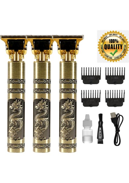 Vintage T9 Profesyonel Saç Kesme Makineleri Altın (Yurt Dışından) fırsatları