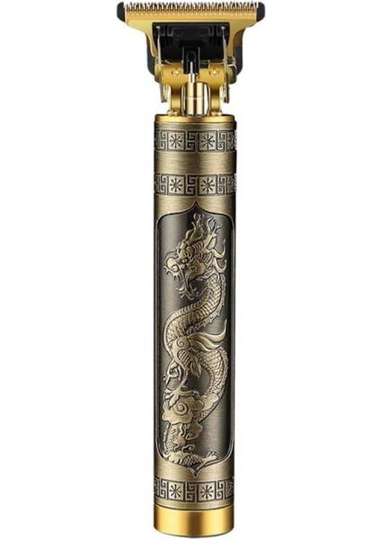 Erkekler Için Vıntage T9 Ejderha Tarzı Giyotin, Erkek Bakımı Için Profesyonel Saç Kesme Makineleri, Barbar Giyotin Saç Bakım Seti, 0 Mm'li T Şeklinde Bıçak - USB Şarj Edilebilir (Yurt Dışından) fiyatları