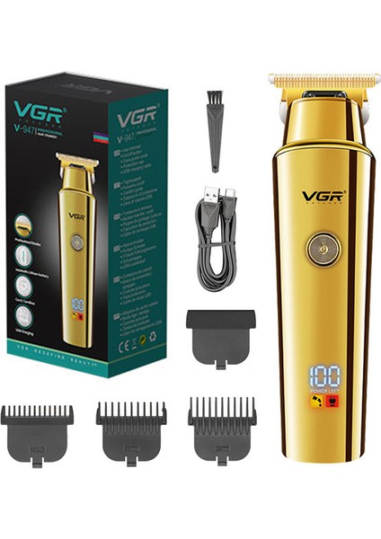 Arcom Vgr V-947 Saç Düzeltici Şarj Edilebilir Giyotin Profesyonel Saç Kesimi Makinesi Erkekler Için Ayarlanabilir Saç Kesimi Makinesi Giyotin (Yurt Dışından)