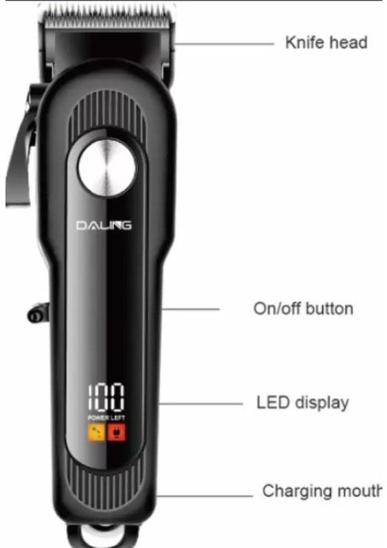 Profesyonel Saç Kesme Makinesi Şarj Edilebilir Saç Düzeltici Erkekler Için Tıraş Makinesi Berber Aksesuarları Kesim Makinesi (Yurt Dışından) fiyatları