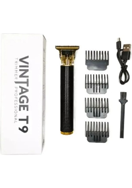 Vintage T9 Saç Düzeltici Erkekler Için Profesyonel Saç Kesme Makinesi Akülü Sakal Düzeltici Ev Seyahat Için Akülü Saç Kesme Makinesi (Yurt Dışından)