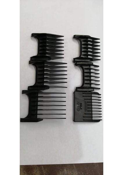 Yedek Saç Kesme Tarak Paketı 6 Adet 3MM/4MM/8MM/12MM/16MM/20MM Boyutu Moser/dınglıng RF-609/RF-609C/RF-699 (Yurt Dışından) fiyatları