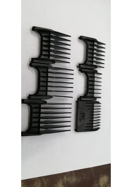 Yedek Saç Kesme Tarak Paketı 6 Adet 3MM/4MM/8MM/12MM/16MM/20MM Boyutu Moser/dınglıng RF-609/RF-609C/RF-699 (Yurt Dışından) modelleri