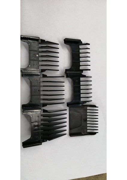 Yedek Saç Kesme Tarak Paketı 6 Adet 3MM/4MM/8MM/12MM/16MM/20MM Boyutu Moser/dınglıng RF-609/RF-609C/RF-699 (Yurt Dışından) fırsatları