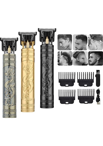 T9 USB Elektrikli Saç Kesme Makinesi Erkekler Için Saç Kesme Makinesi Şarj Edilebilir Adam Tıraş Makinesi Düzeltici Berber Teknik Sakal Düzeltici (Yurt Dışından) modelleri