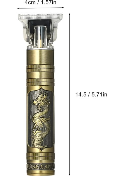 Şarj Edilebilir Golden Dragon Tasarım T9 Giyotin (Yurt Dışından)