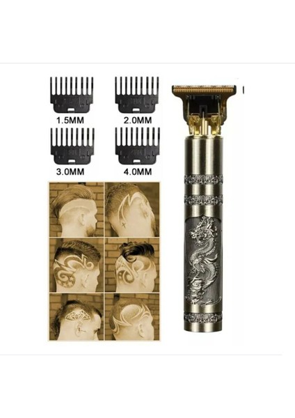 Profesyonel T9 Düzeltici, Metal Tıraş Makinesi Erkek Akülü, Erkekler Için Saç Sakal Düzeltici, Saç Kesimi Tıraş Makinesi, Vıntage Dragon T9, T9 Akülü Saç Kesme Seti (Yurt Dışından) fiyatları