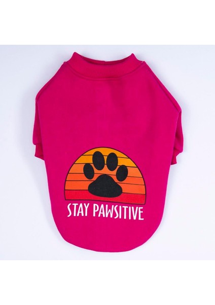 Pembe Carmel Polarlı Orta-Büyük Irk Köpek Sweatshirtü