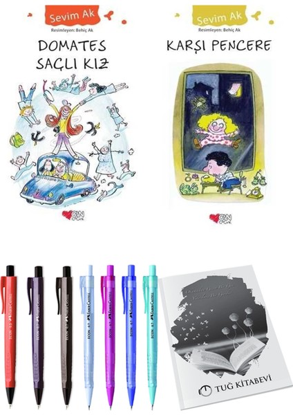Karşı Pencere ve Domates Saçlı Kız 2'li Set + Hediyeli