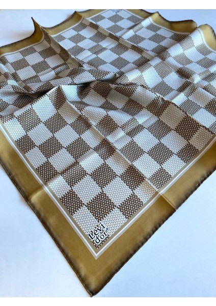 Tivil Ipek Eşarp 39233 Hardal Sarı Karışık Desen