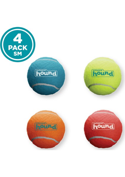 C Squeaker Ballz Düdüklü Tenis Topu Köpek Oyuncağı 4'lü xsmall fiyatları