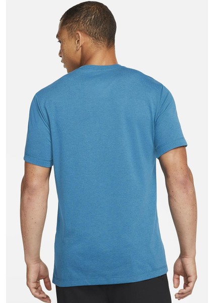 Dri Fit Training Cotton Tee Short Sleeve Baskılı Mavi Tişört fiyatları