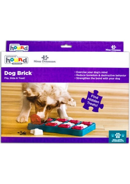 Dog Brick Interactive Puzzle Köpek Zeka Oyuncağı