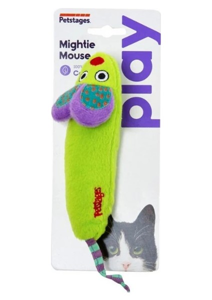 Mightie Mouse Catnipli Hışırtılı Peluş Kedi Oyuncağı